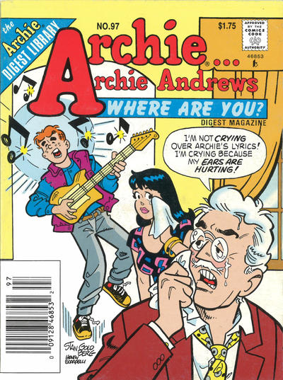 Archie... Archie Andrews Where Are You? Comics Digest Magazine #97 (1977)