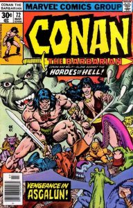 Conan the Barbarian #72 (1977)