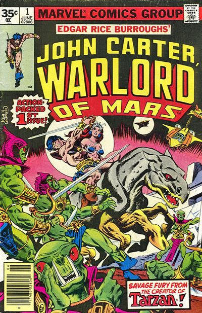 John Carter Warlord of Mars #1 (1977)