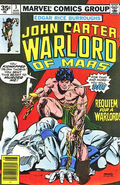 John Carter Warlord of Mars #3 (1977)