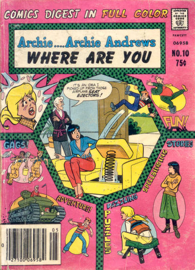 Archie... Archie Andrews Where Are You? Comics Digest Magazine #10 (1979)