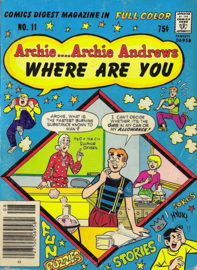 Archie... Archie Andrews Where Are You? Comics Digest Magazine #11 (1979)