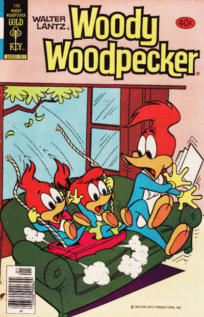 Walter Lantz Woody Woodpecker #186 (1980)