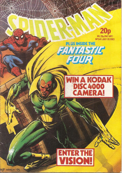 Super Spider-Man TV Comic #541 (1981)