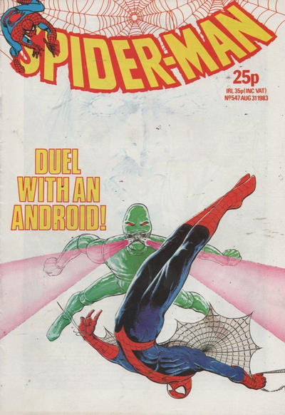 Super Spider-Man TV Comic #547 (1981)