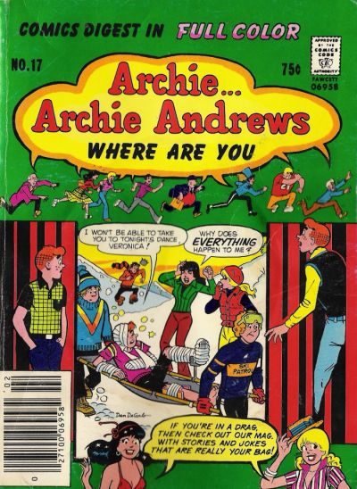Archie... Archie Andrews Where Are You? Comics Digest Magazine #17 (1981)