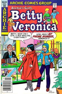 Archie's Girls Betty and Veronica #314 (1982)