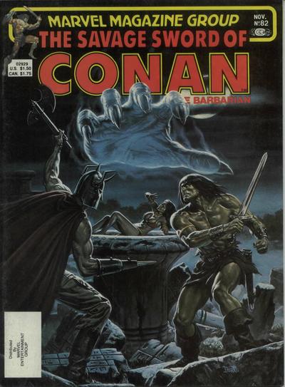 The Savage Sword of Conan #82 (1982)