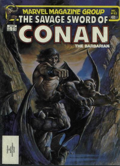 The Savage Sword of Conan #83 (1982)