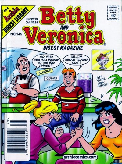 Betty and Veronica Comics Digest Magazine #145 (1983)