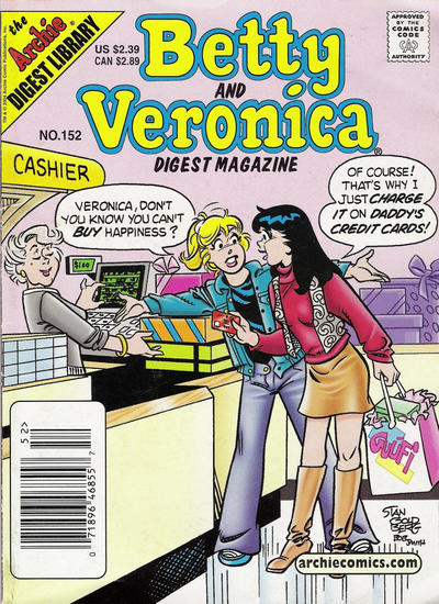 Betty and Veronica Comics Digest Magazine #152 (1983)