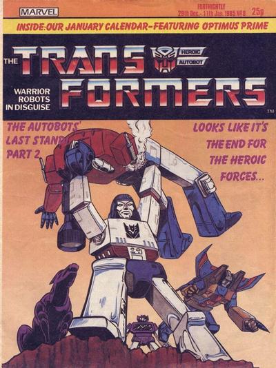 Transformers [UK] #8 (1984)