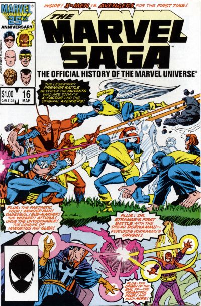 The Marvel Saga the Official History of the Marvel Universe #16 (1985)
