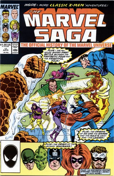 The Marvel Saga the Official History of the Marvel Universe #17 (1985)