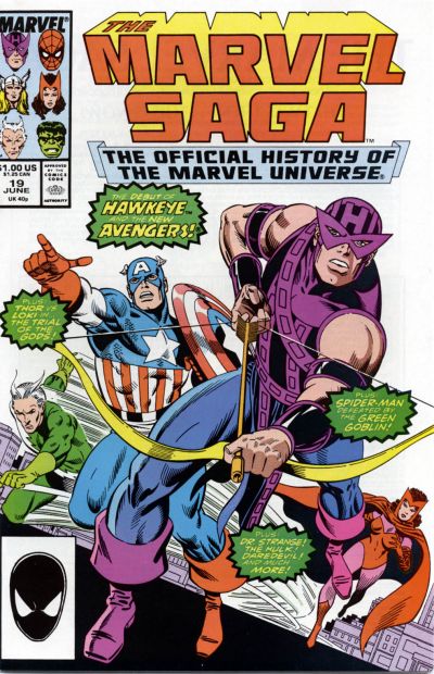 The Marvel Saga the Official History of the Marvel Universe #19 (1985)