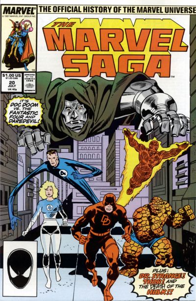 The Marvel Saga the Official History of the Marvel Universe #20 (1985)