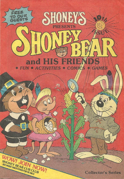 Shoney's Presents Shoney Bear and His Friends #10 (1986)