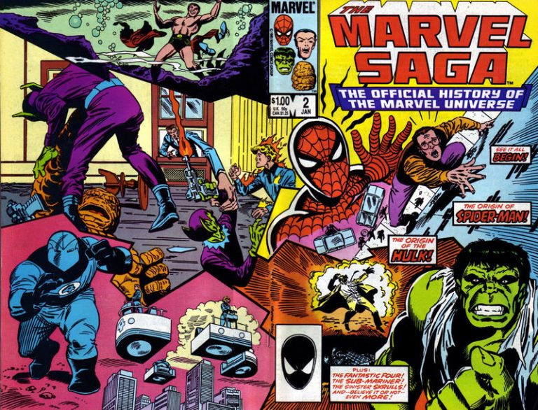 The Marvel Saga the Official History of the Marvel Universe #2 (1986)