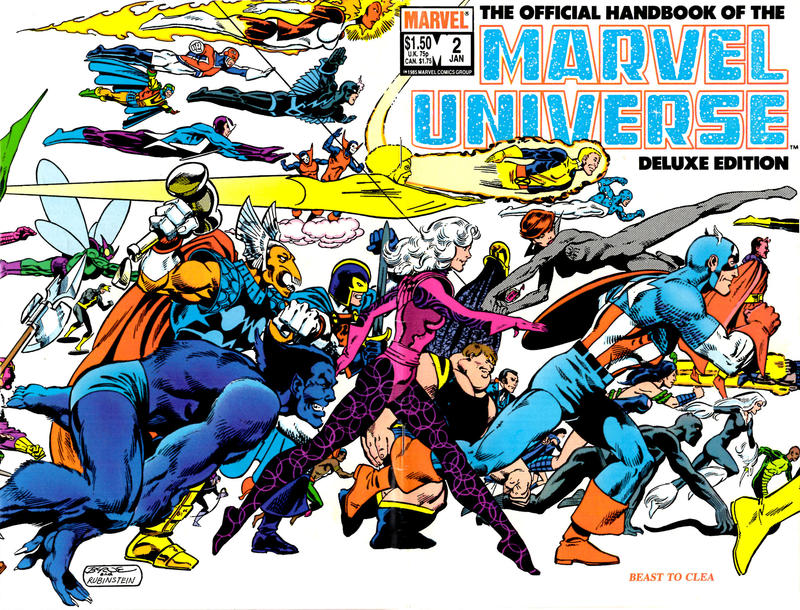 The Official Handbook of the Marvel Universe #2 (1986)