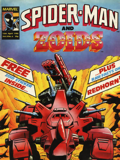 Spider-Man and Zoids #6 (1986)