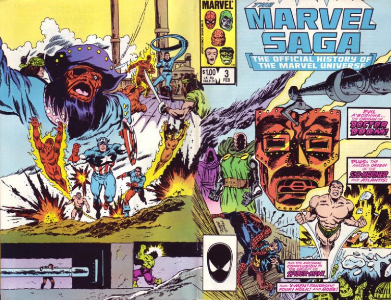 The Marvel Saga the Official History of the Marvel Universe #3 (1986)