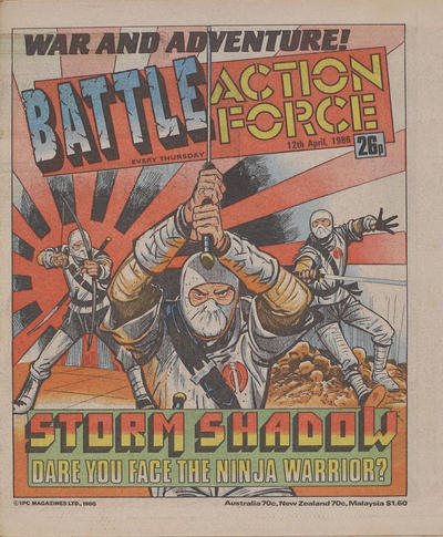 Battle Action Force #12 April 1986 [571] (1986)