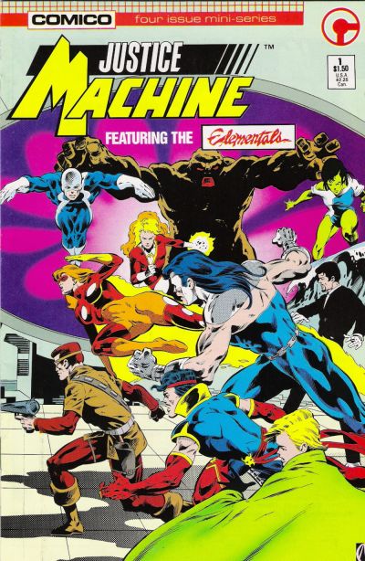 Justice Machine Featuring The Elementals #1 (1986)