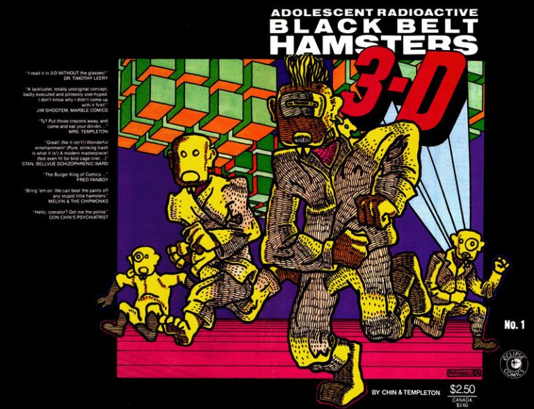 Adolescent Radioactive Black Belt Hamsters 3-D #1 (1986)