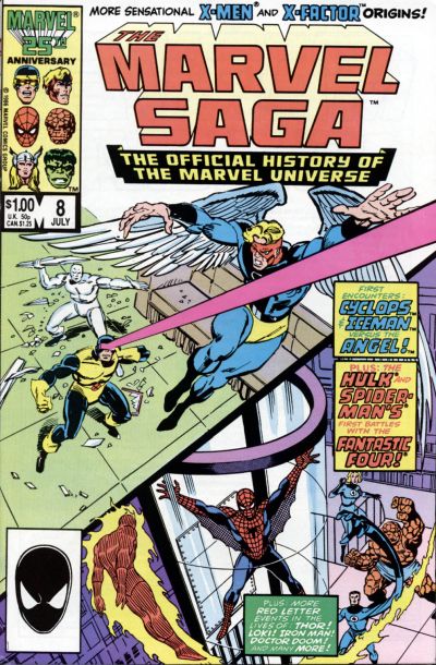 The Marvel Saga the Official History of the Marvel Universe #8 (1986)