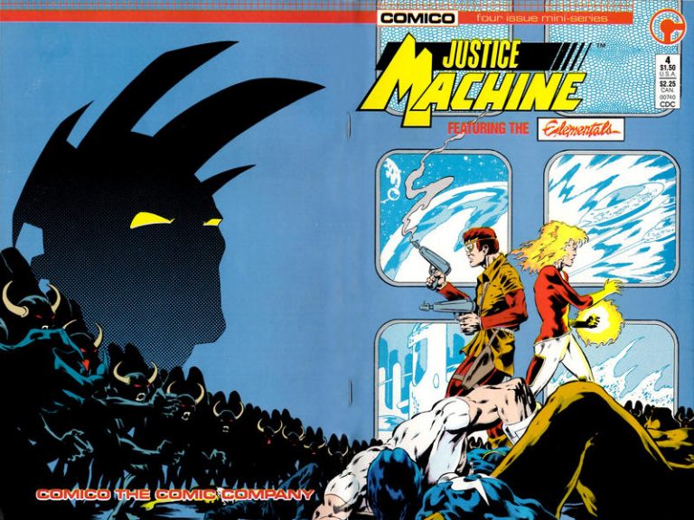 Justice Machine Featuring The Elementals #4 (1986)