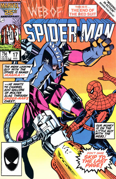 Web of Spider-Man #17 (1986)