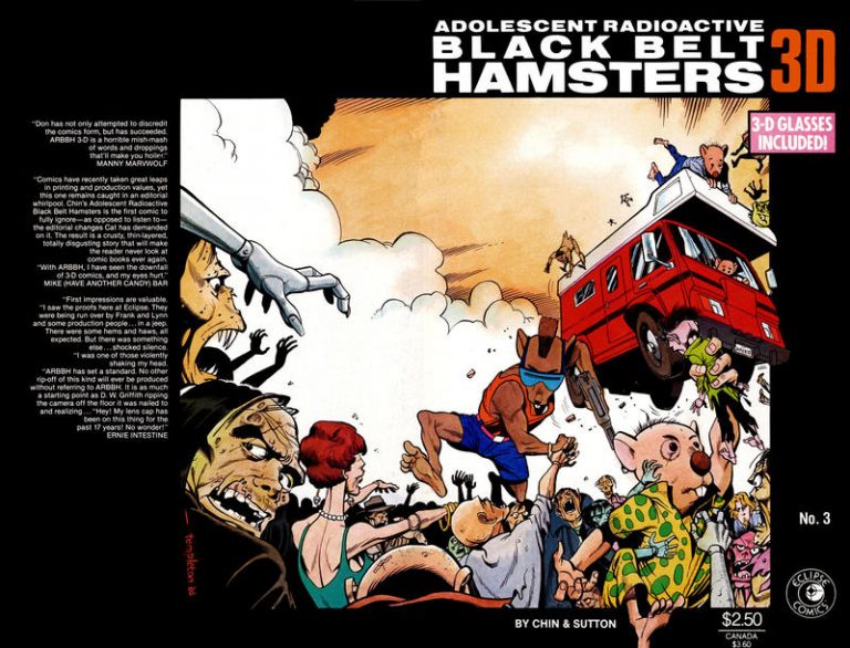 Adolescent Radioactive Black Belt Hamsters 3-D #3 (1986)