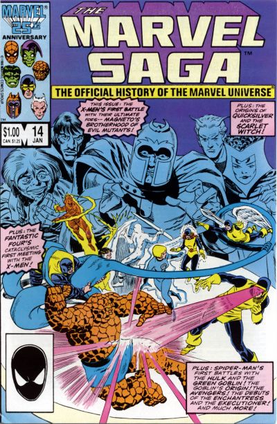 The Marvel Saga the Official History of the Marvel Universe #14 (1987)