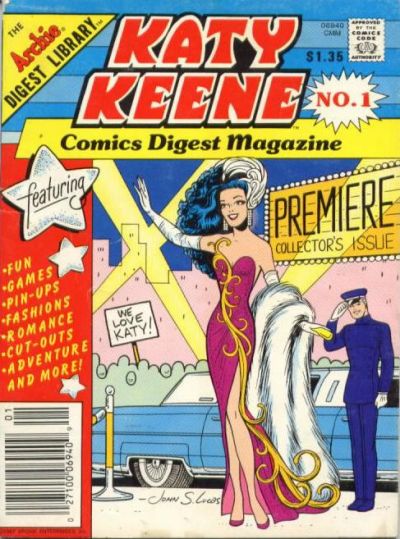 Katy Keene Comics Digest Magazine #1 (1987)