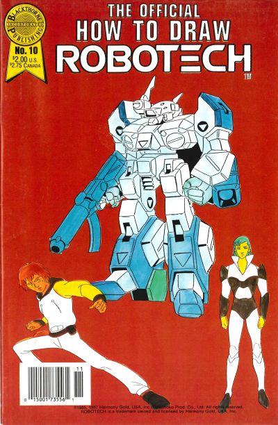 Official How to Draw Robotech #10 (1987)