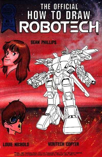 Official How to Draw Robotech #7 (1987)