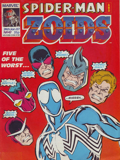 Spider-Man and Zoids #47 (1987)