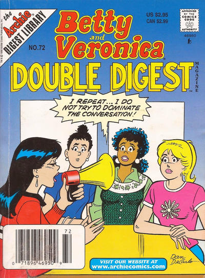 Betty and Veronica Jumbo Comics Digest #72 (1987)