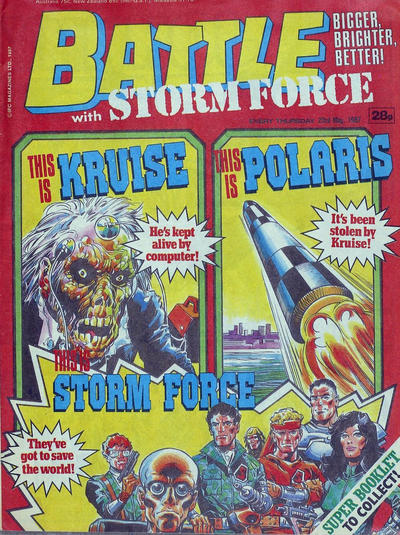 Battle Storm Force #23 May 1987 [629] (1987)