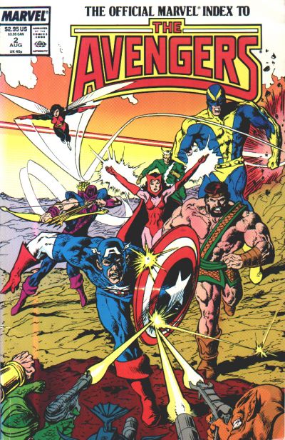 The Official Marvel Index to the Avengers #2 (1987)