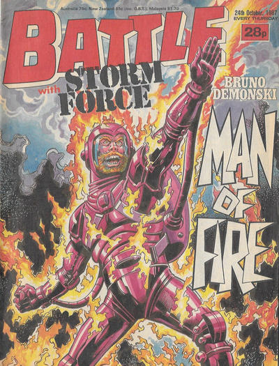 Battle Storm Force #24 October 1987 [651] (1987)