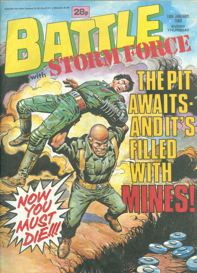 Battle Storm Force #16 January 1988 [663] (1988)