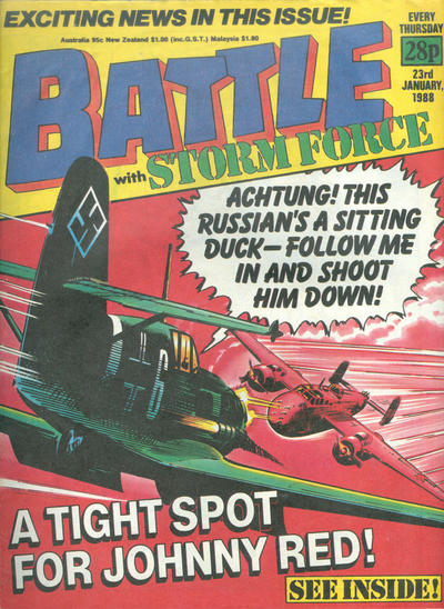 Battle Storm Force #23 January 1988 [664] (1988)