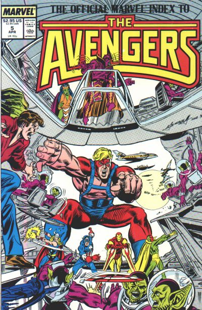 The Official Marvel Index to the Avengers #5 (1988)