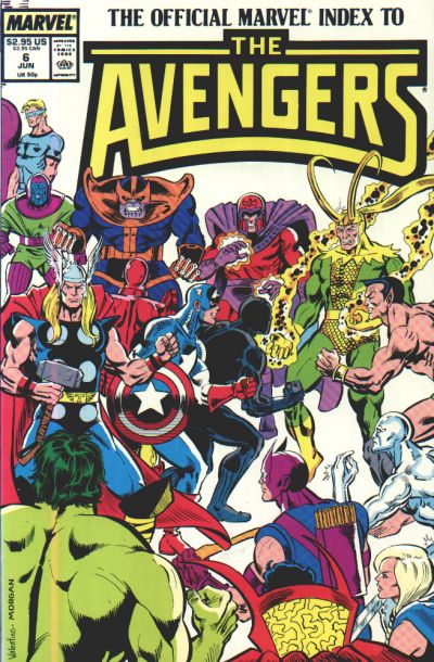 The Official Marvel Index to the Avengers #6 (1988)