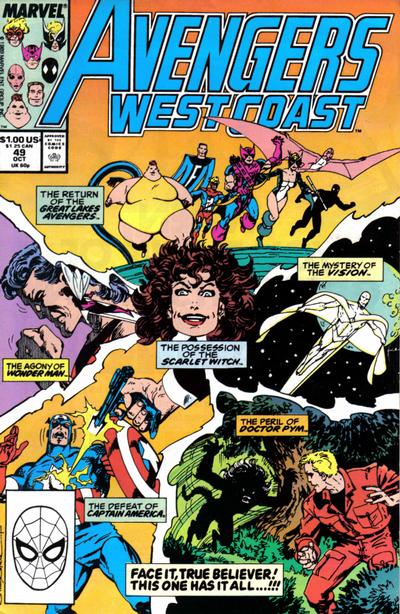 Avengers West Coast #49 (1989)