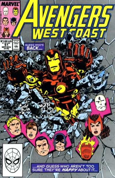Avengers West Coast #51 (1989)