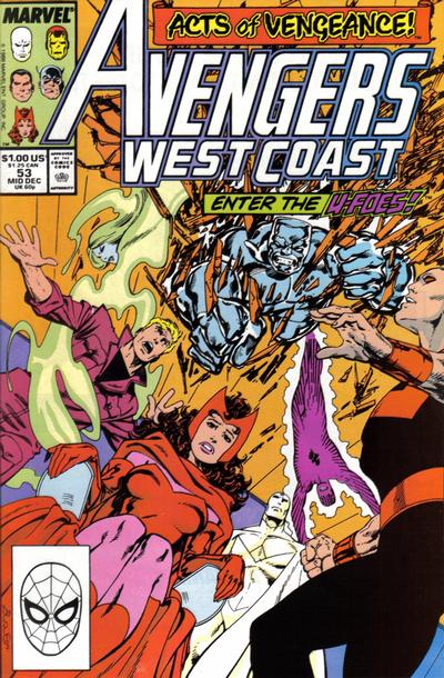 Avengers West Coast #53 (1989)