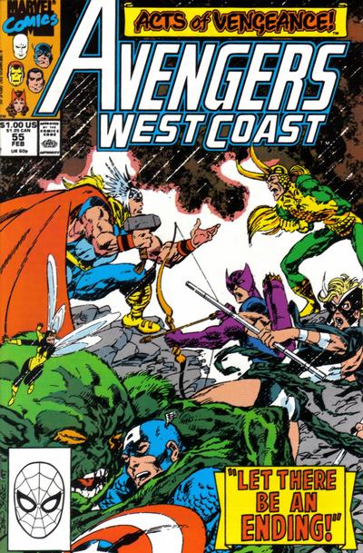 Avengers West Coast #55 (1990)