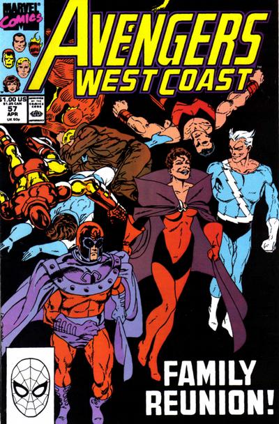 Avengers West Coast #57 (1990)